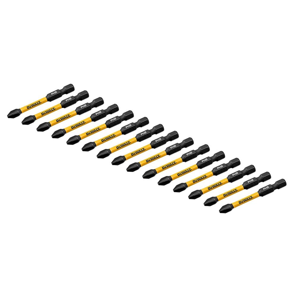 DeWalt DWAF2PH2IR15 PH2 FLEXTORQ  1/4 x 2-1/4in Impact Driver Bits, 15-Pack