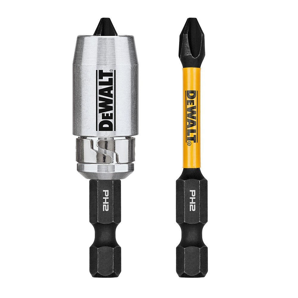 DeWalt DWAF2PH2IR2S PH2 FLEXTORQ  1/4 x 2-1/4in Impact Driver Bits w/ Magnetic Sleeve, 2-Pack