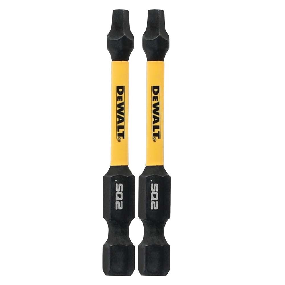 DeWalt DWAF2SQ2IR2 Elite Series Impact Bit Set for Square #2, 2.25 in. (2 Piece)