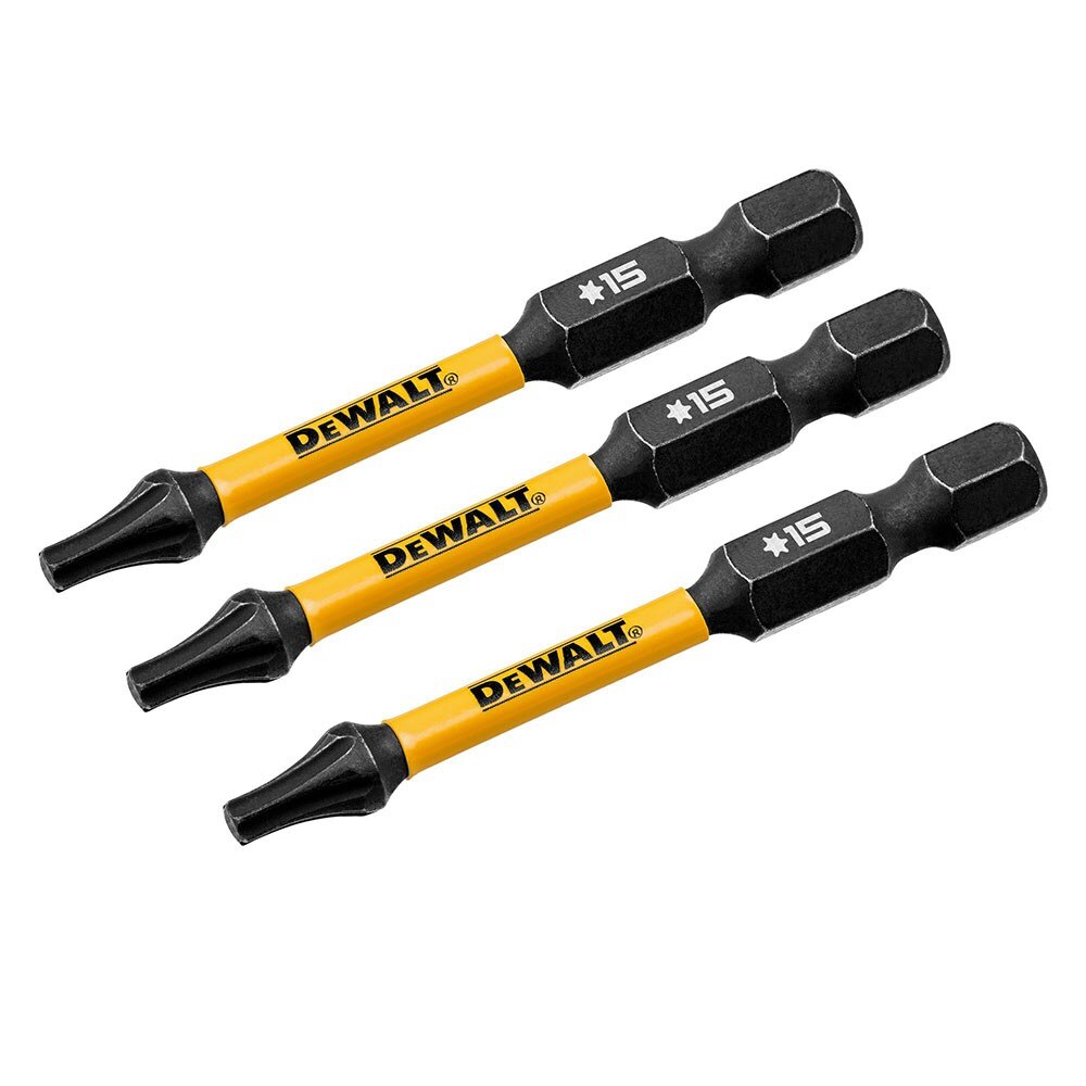 DeWalt DWAF2TX15IR3 T15 FLEXTORQ 1/4 x 2.25in Impact Driver Bits, 3-Pack