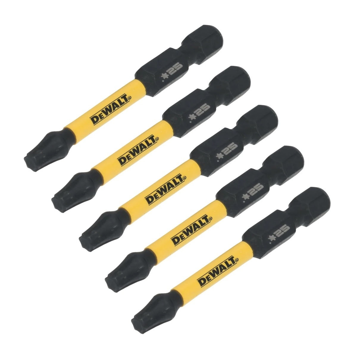 DeWalt DWAFE2TX25IR5 ELITE SERIES 1/4 in. x 2-1/4 in. T25 Torx Impact Driver Bits Set (5 Piece)