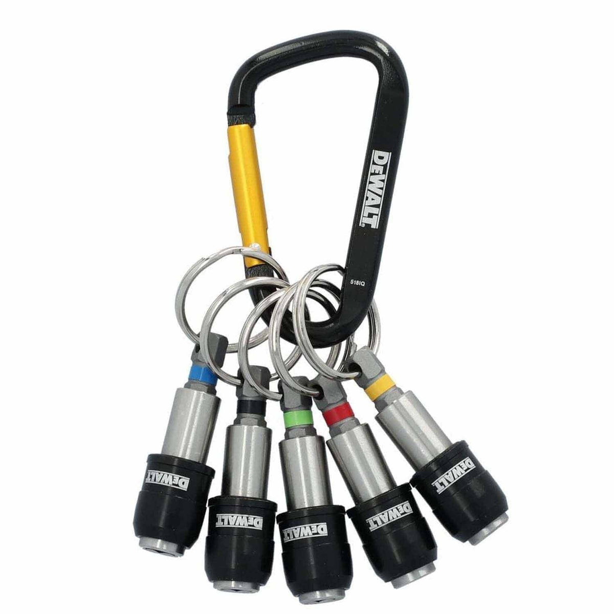 DeWalt DWAFHLDKC5 Keyring Bit Holder Set
