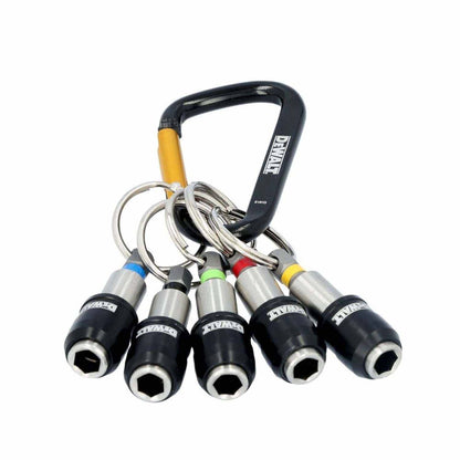 DeWalt DWAFHLDKC5 Keyring Bit Holder Set