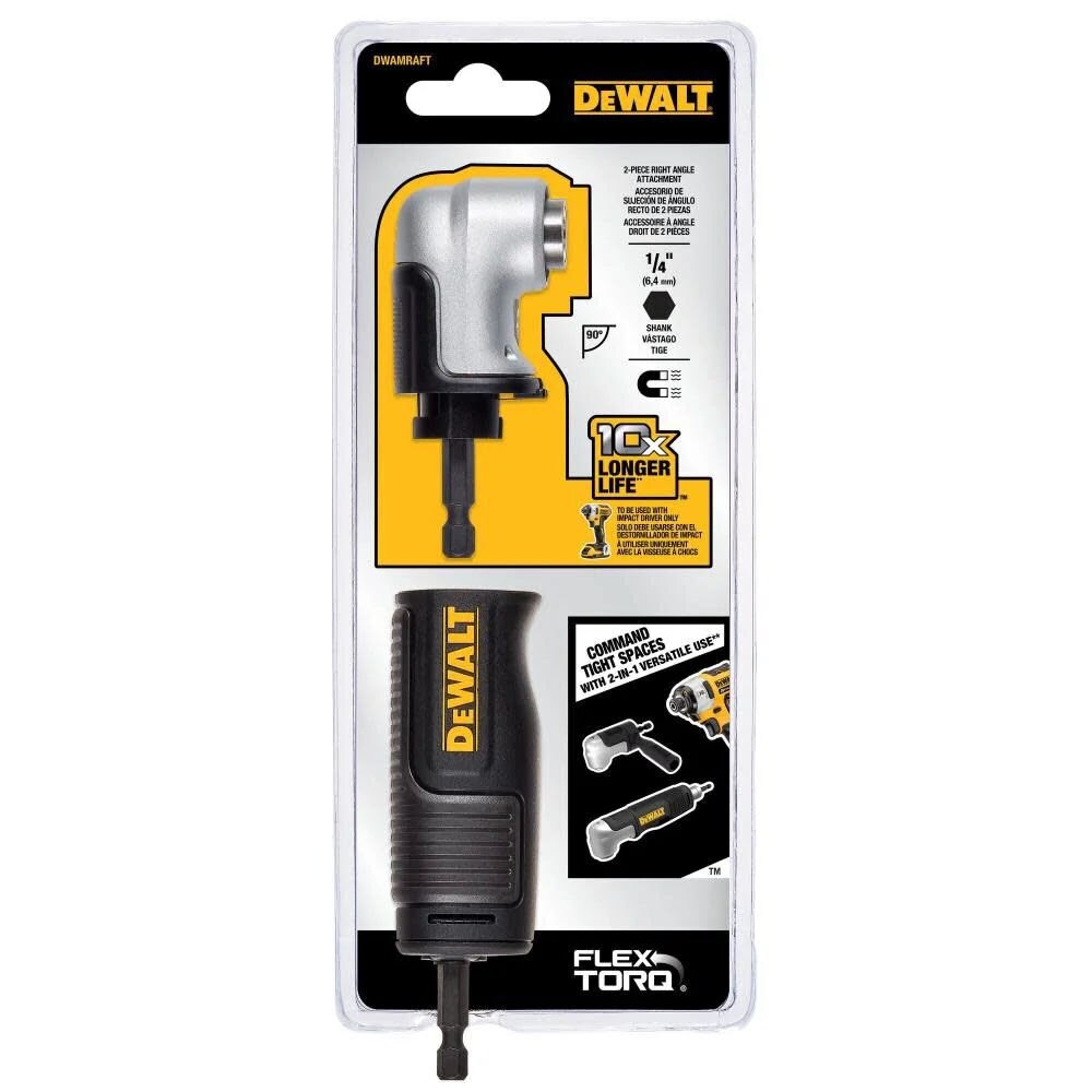 DeWalt DWALRAFT FLEXTORQ Lighted Modular Right Angle Attachment
