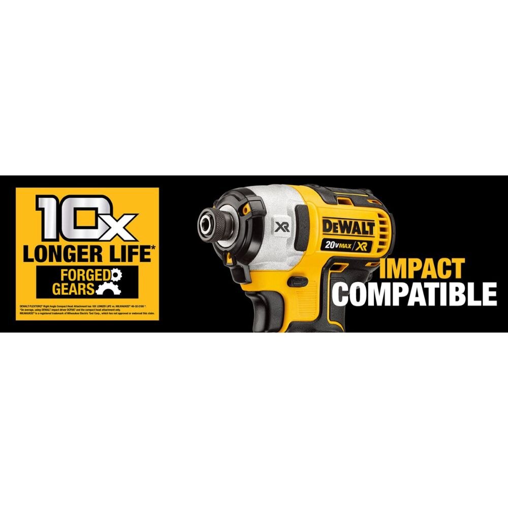 DeWalt DWAMRA38FT FLEXTORQ 3/8" Square Drive Modular Right Angle Attachment