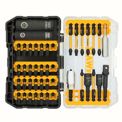 DeWalt DWANGFT40SET FLEXTORQ Impact Driver Bit Set w/ 2 Sockets, 40-Pack