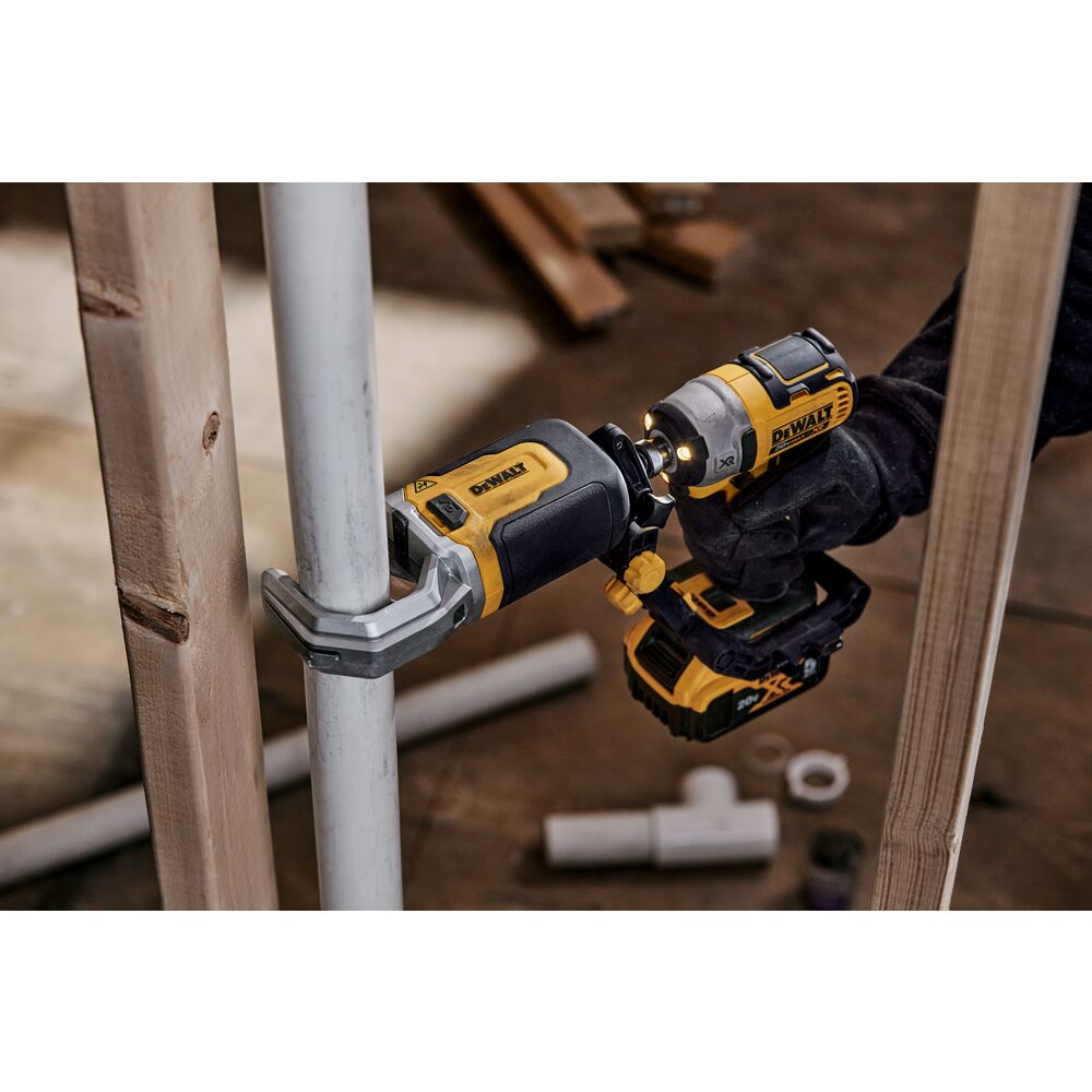 DeWalt DWAPVCIR Impact Connect PVC and PEX Cutting Attachment for Impact Driver Up to 2" Capacity Sch 40 and 80 PVC