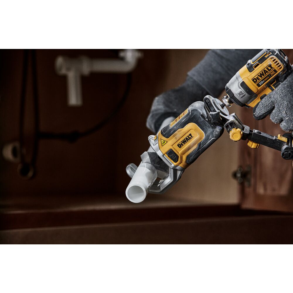 DeWalt DWAPVCIR Impact Connect PVC and PEX Cutting Attachment for Impact Driver Up to 2" Capacity Sch 40 and 80 PVC