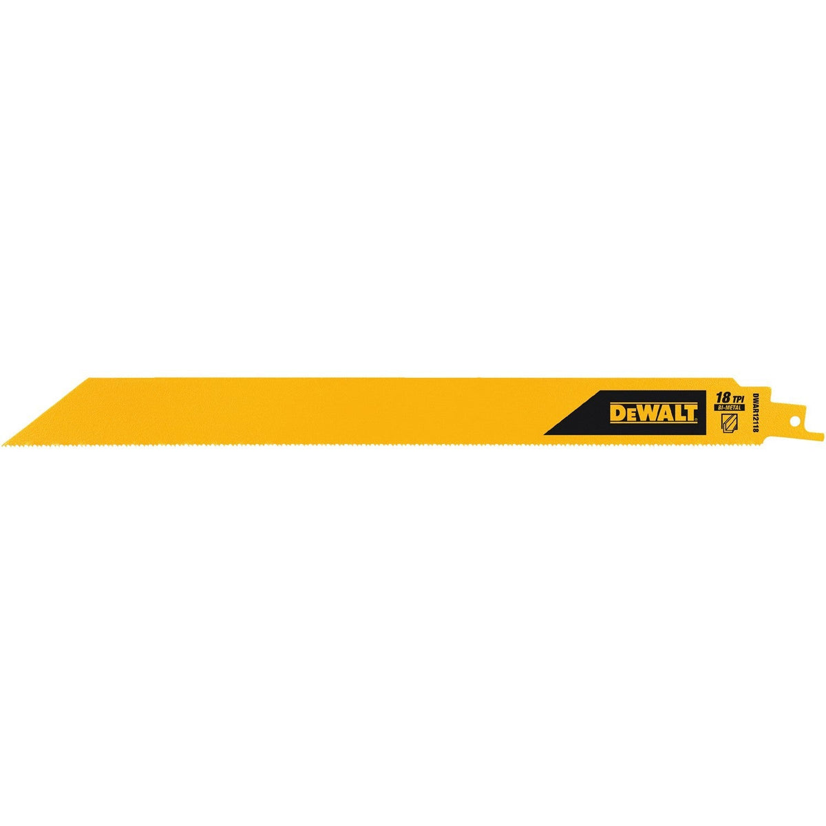 DeWalt DWAR12118 12" 18TPI 1" Recip Saw Blade - 5 Pack