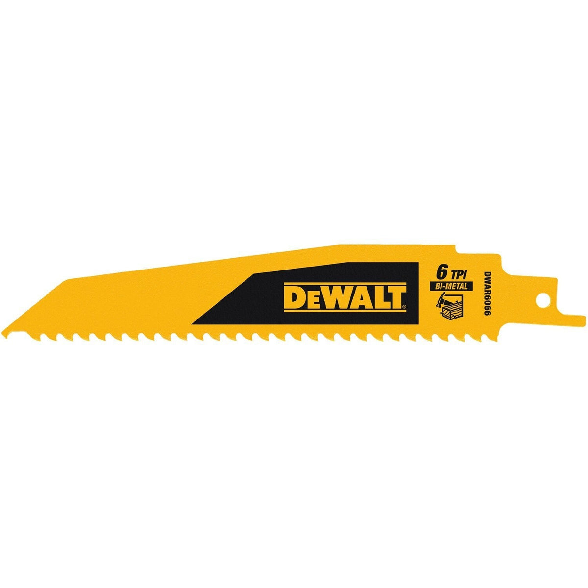 DeWalt DWAR6066N25 6" 6TPI Demo Recip Blade (25 Pack)
