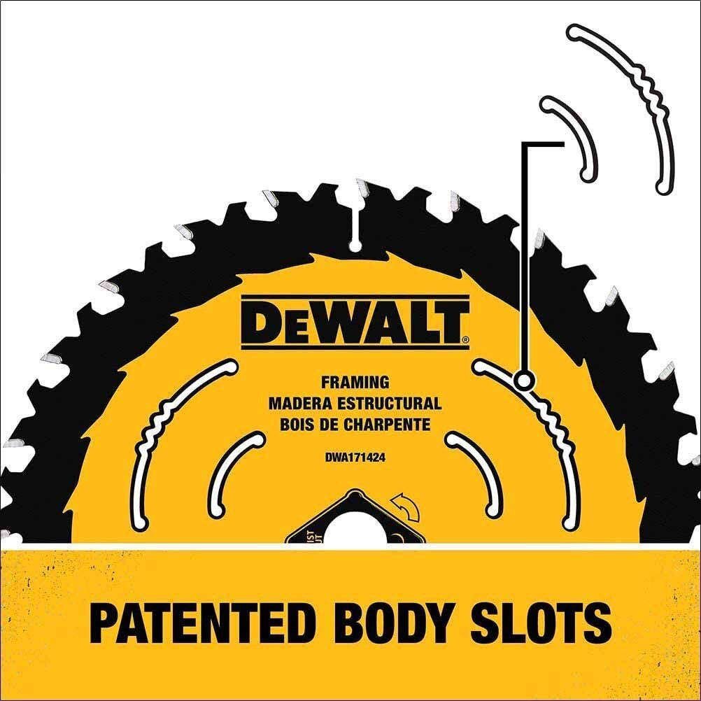 DeWalt DWAW71424B10 7-1/4" 24T Elite Series Saw Blade 10 Pack
