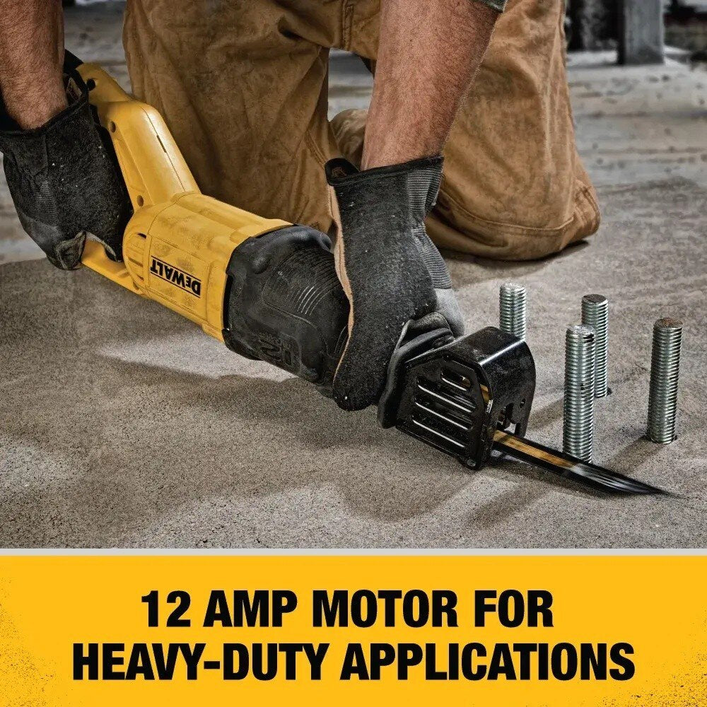 Dewalt DWE305 12 Amp Keyless Variable Speed Corded Reciprocating Saw
