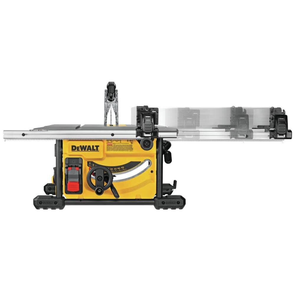 DeWalt DWE7485WS 8-1/4" Compact Jobsite Table Saw With Stand (DWE7485 + DW7451)