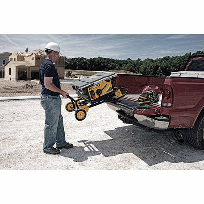 Dewalt DWE7491RS 10" Jobsite Table Saw 32 - 1/2" (82.5cm) Rip Capacity, and a Rolling Stand