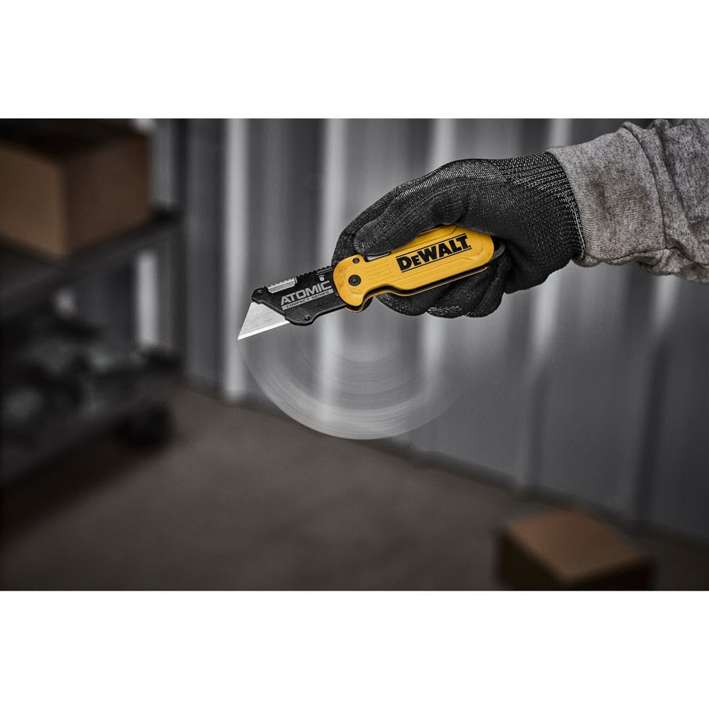 DeWalt DWHT10990 Atomic Compact Series Push and Flip Folding Utility Knife
