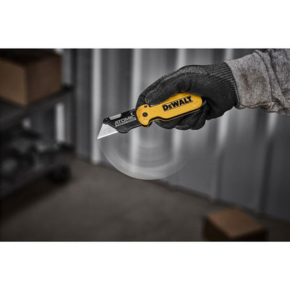 DeWalt DWHT10990 Atomic Compact Series Push and Flip Folding Utility Knife