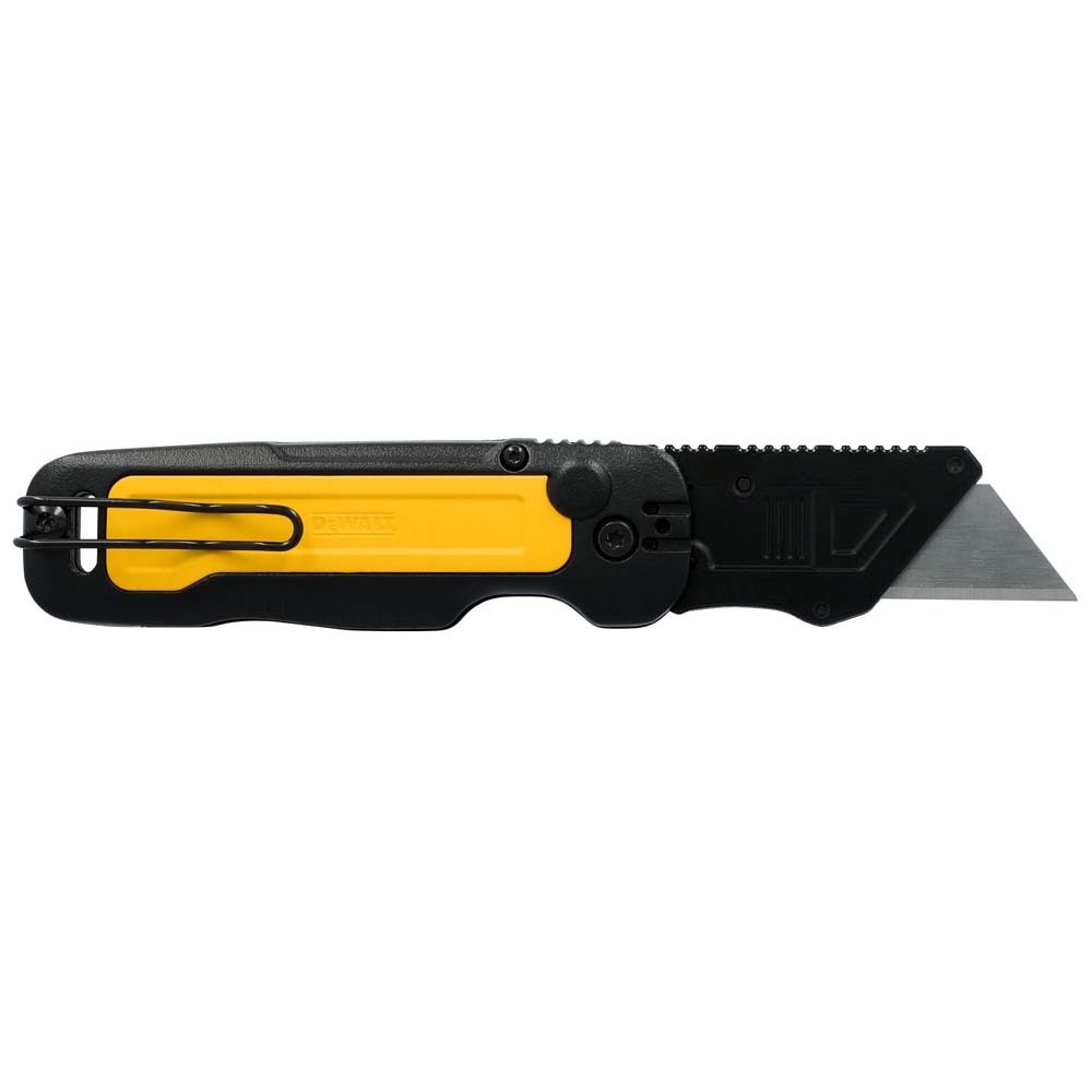 DeWalt DWHT10991 Push & Flip Folding Carbon Finish Blade Utility Knife