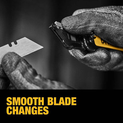 DeWalt DWHT10991 Push & Flip Folding Carbon Finish Blade Utility Knife