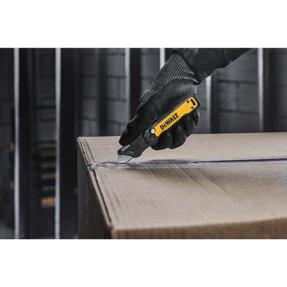 DeWalt DWHT10991 Push & Flip Folding Carbon Finish Blade Utility Knife