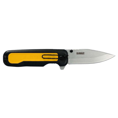 DeWalt DWHT10993 Drop Point Stainless Steel & Beveled Edge Blade Pocket Knife