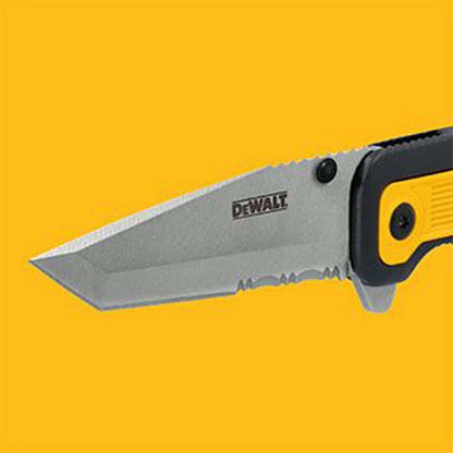 DeWalt DWHT10994 Tanto Stainless Steel and Beveled Edge Blade Pocket Knife