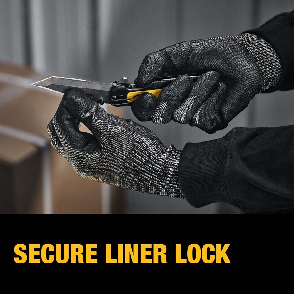 DeWalt DWHT10994 Tanto Stainless Steel and Beveled Edge Blade Pocket Knife
