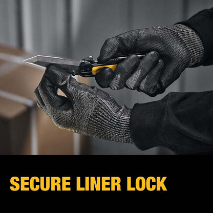 DeWalt DWHT10994 Tanto Stainless Steel and Beveled Edge Blade Pocket Knife