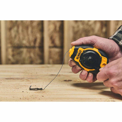 DeWalt DWHT48330BC Compact Chalk Reel Kit with 50 ft. String and Blue Chalk – Durable, Fast Rewind