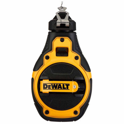 DeWalt DWHT48333BC Bi-Material Chalk Reel Kit with Blue Chalk – Fast Rewind, Precision Line