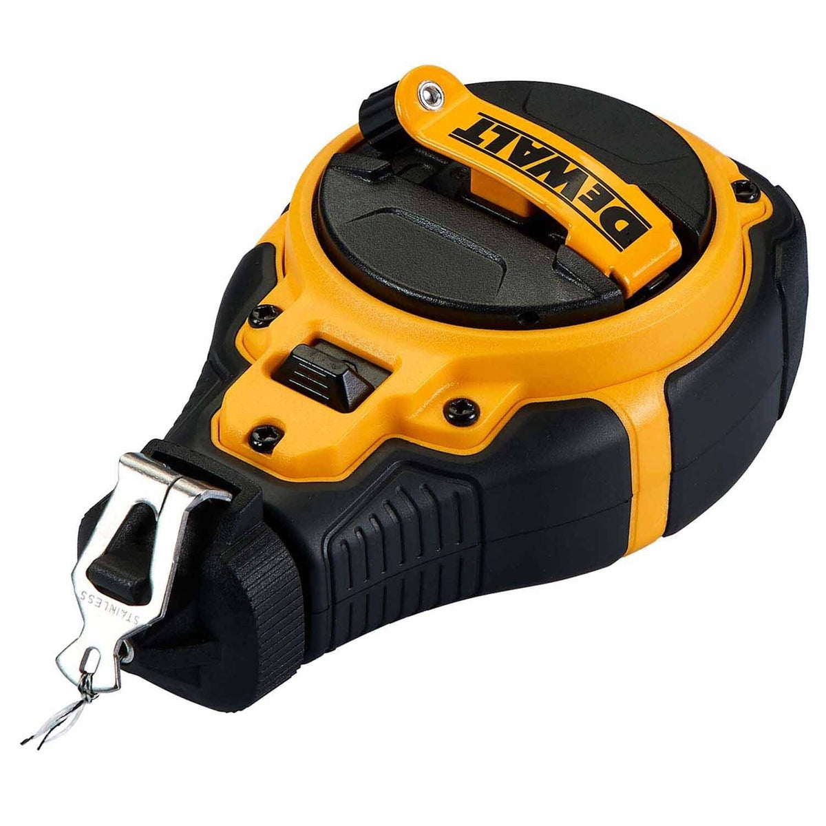 DeWalt DWHT48333BC Bi-Material Chalk Reel Kit with Blue Chalk – Fast Rewind, Precision Line
