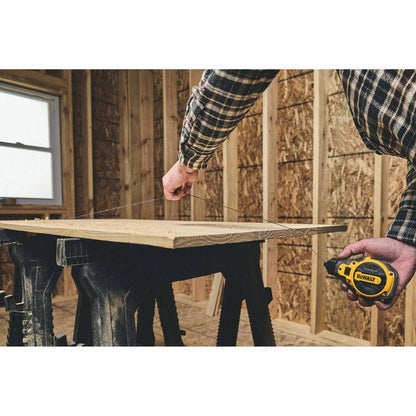 DeWalt DWHT48333BC Bi-Material Chalk Reel Kit with Blue Chalk – Fast Rewind, Precision Line