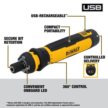 DeWalt DWHT66719 4V 14 Pc. Cordless Screwdriver with FLEXDRIVE Control