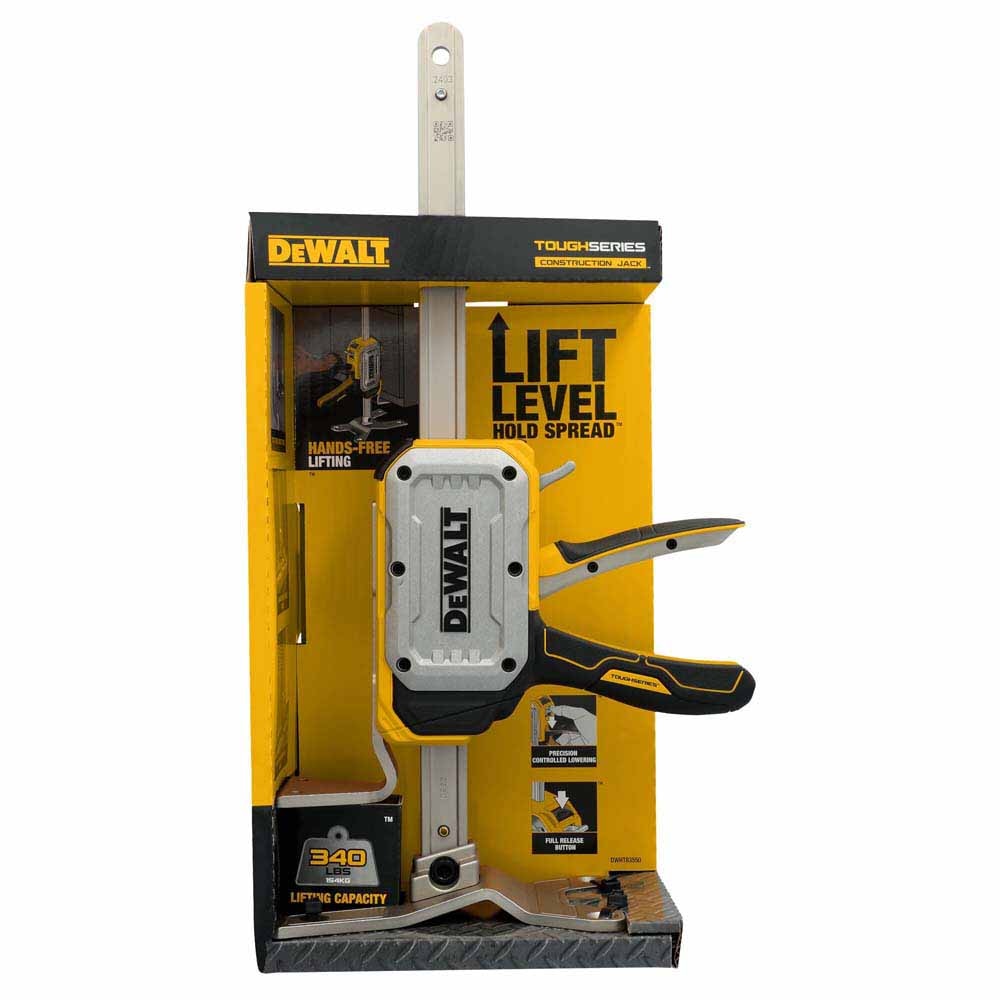 DeWalt DWHT83550 ToughSeries 8-3/4 in.Lift Height ,  340 lb. Capacity Construction Jack