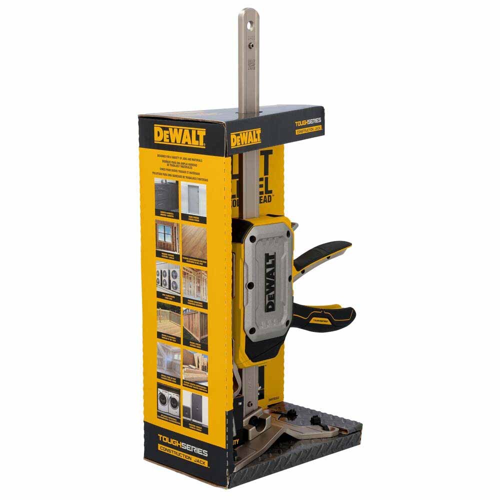 DeWalt DWHT83550 ToughSeries 8-3/4 in.Lift Height ,  340 lb. Capacity Construction Jack