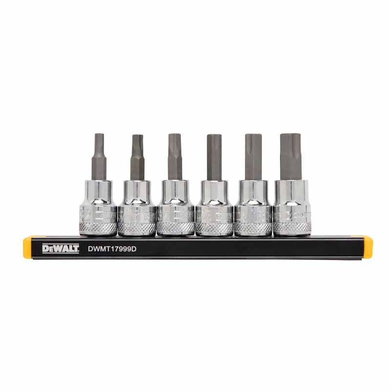 DeWalt DWMT17000 6 pc. 3/8" Drive 5/32"-3/8" SAE Hex Socket Set