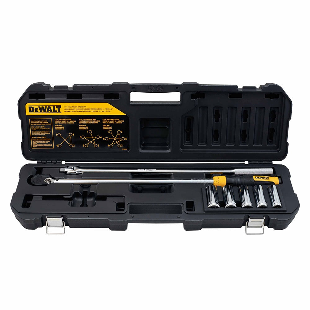 DeWalt DWMT17107 1/2 in. Drive Torque Wrench Tire Change Kit (7 pc.)