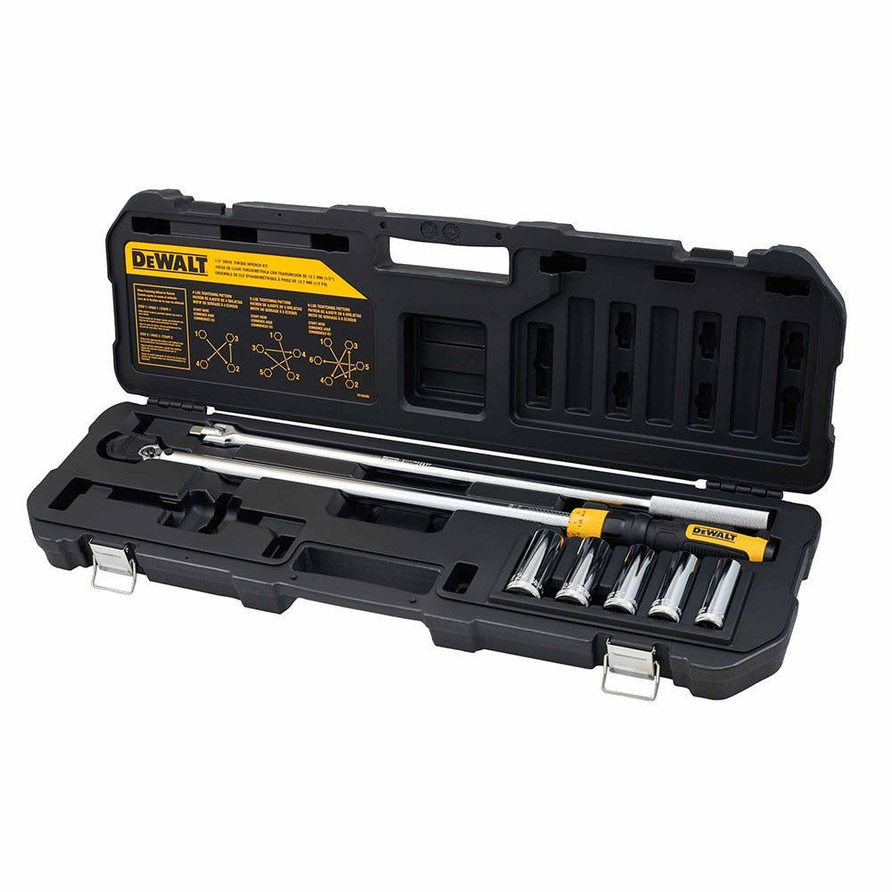DeWalt DWMT17107 1/2 in. Drive Torque Wrench Tire Change Kit (7 pc.)