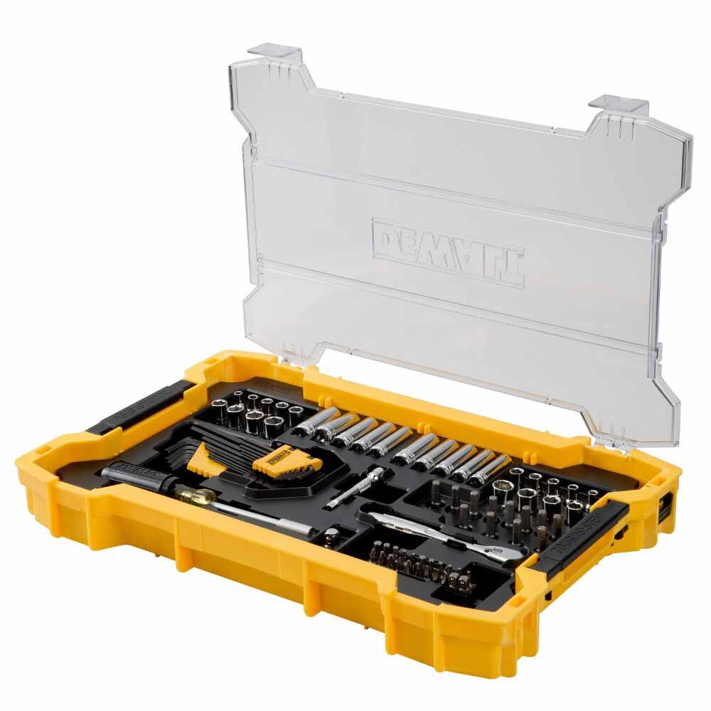 DeWalt DWMT45402 131pc 1/4" & 3/8" Mech Tool Set + TS Tray & Lid