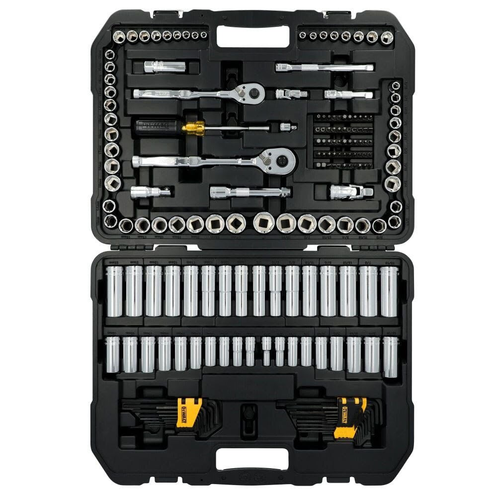 DeWalt DWMT45404 TOUGHSERIES 182-Piece 3 Drive Mechanics Tool Set