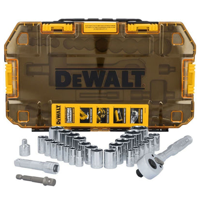 DeWalt DWMT45412 TOUGHSERIES 30-Piece TOUGH BOX 3/8 in. Drive Mechanics Tool Set