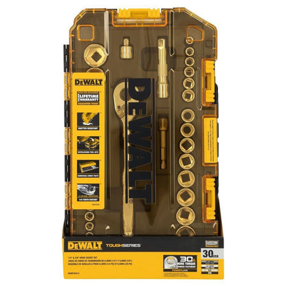 DeWalt DWMT45412 TOUGHSERIES 30-Piece TOUGH BOX 3/8 in. Drive Mechanics Tool Set
