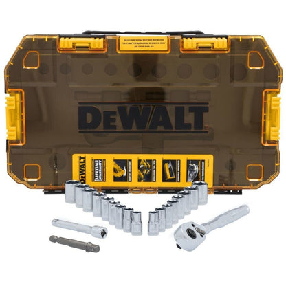 DeWalt DWMT45413 TOUGHSERIES 20-Piece TOUGH BOX 1/4 in. Drive Mechanics Tool Set