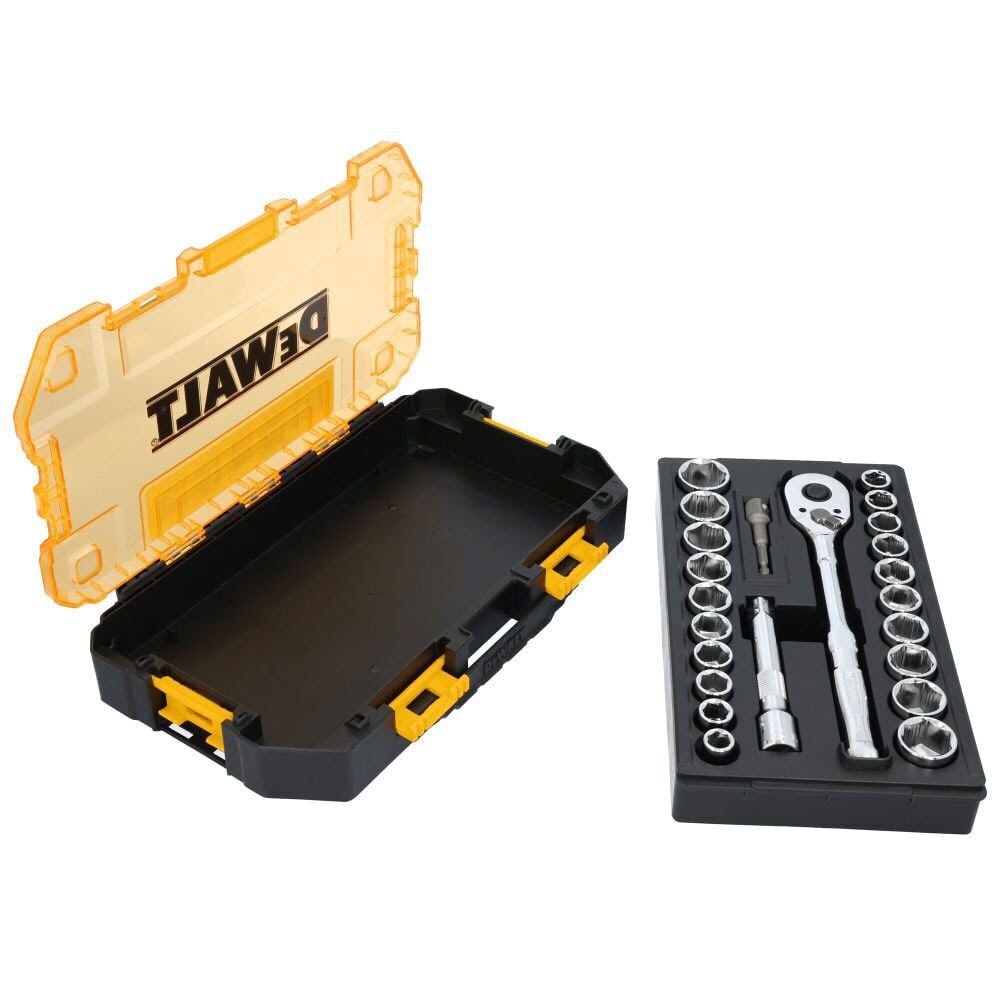 DeWalt DWMT45414 TOUGHSERIES 23-Piece TOUGH BOX 1/2 in. Drive Mechanics Tool Set
