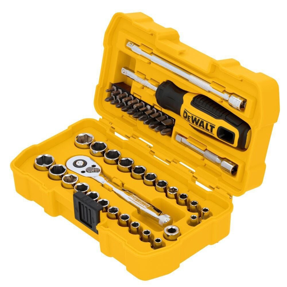 DeWalt DWMT45422 50-Piece 1/4-in. Drive  Mechanics Tool Set