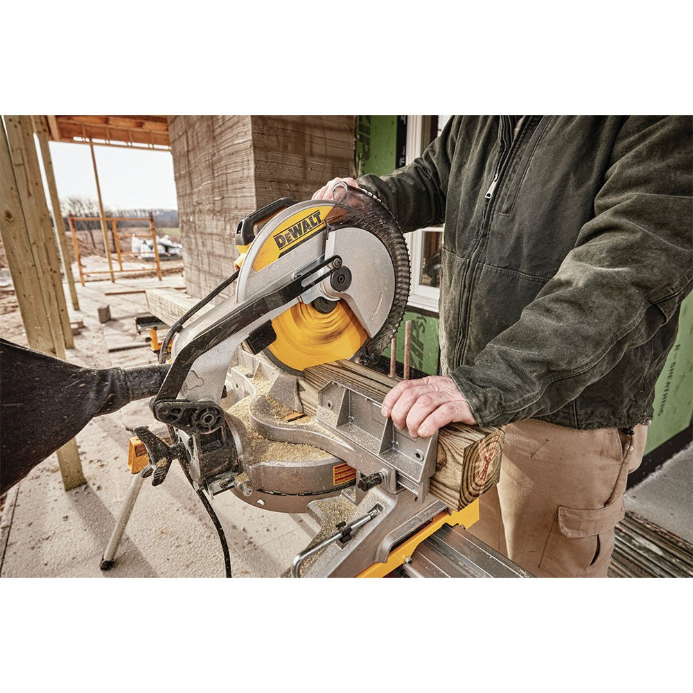 DeWalt DWS715 15Amp 12" Compound Single Bevel Miter Saw (IEC Compliant)