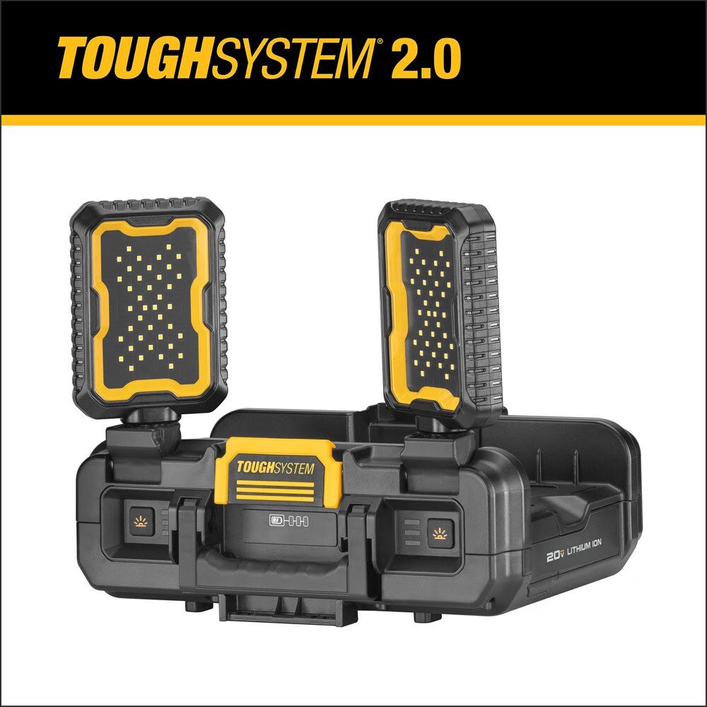 DeWalt DWST08062 20V Max Toughsystem 2.0 Adjustable Cordless Work Light with Storage