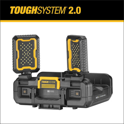 DeWalt DWST08062 20V Max Toughsystem 2.0 Adjustable Cordless Work Light with Storage