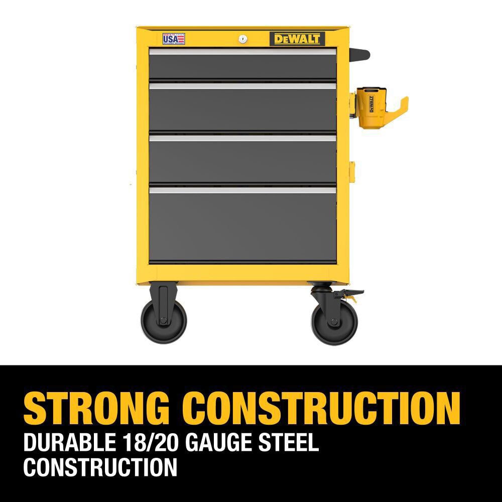 DeWalt DWST27042 26" Wide 4-Drawer Rolling Tool Cabinet