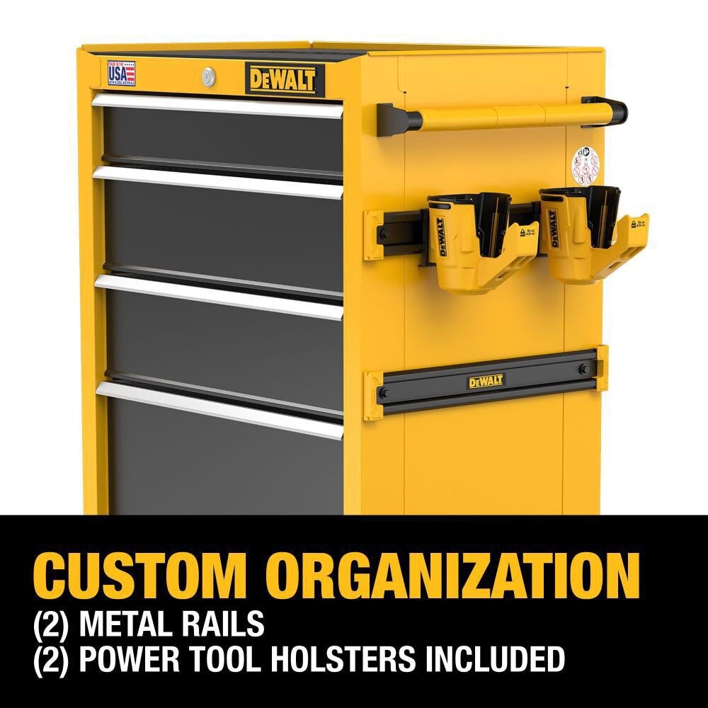 DeWalt DWST27042 26" Wide 4-Drawer Rolling Tool Cabinet