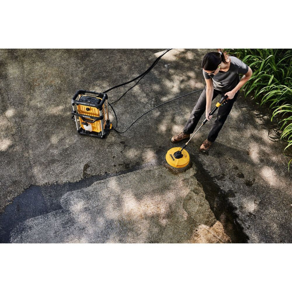 DeWalt DWZPWSC12 12" Rotating Driveway and Sidewalk Surface Cleaner Pressure Washer Attachment (3000 PSI MAX)